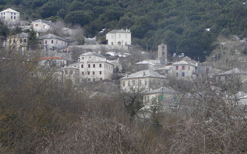 Kato Pedina or Soudena village in Zagorochoria